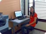 Funcionria em execuo